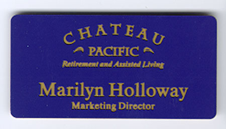 Custom name badge